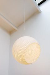 Sphere pendant with crater 30cm. Céline Wright. Sphere pendant with crater 30cm. Céline Wright.