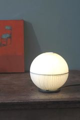 Crystal B japanese paper sphere table lamp. Céline Wright. 