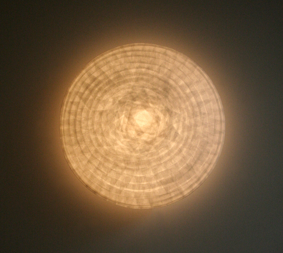 Kaleidoscope wall lamp 45cm. Céline Wright. 