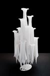 Small white paper floor lamp Alleluia. Charlot&Cie. 