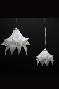 Petite suspension Monstre blanche. Charlot&Cie. 