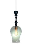 Anissa XL suspension en verre fumé. Concept Verre. 