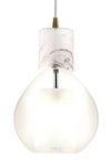 Circé suspension en marbre blanc. Concept Verre. 