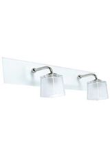 FA V2 applique double chrome et verre. Concept Verre. FA V2 applique double chrome et verre. Concept Verre.
