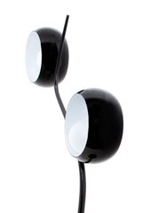 Okio Totem floor lamp black glassware . Concept Verre. 