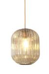 Hammam suspension lampion en verre or. Concept Verre. 