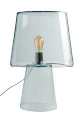 Hermes lampe de table rétro en verre transparent. Concept Verre. Hermes lampe de table rétro en verre transparent. Concept Verre.