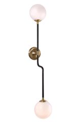 Marais grande applique verticale à 2 lumières. Concept Verre. Marais grande applique verticale à 2 lumières. Concept Verre.