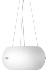 Djumbe suspension in white acid glass. Concept Verre. Djumbe suspension in white acid glass. Concept Verre.