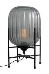 Hammam lantern table lamp in smoked glass. Concept Verre. Hammam lantern table lamp in smoked glass. Concept Verre.