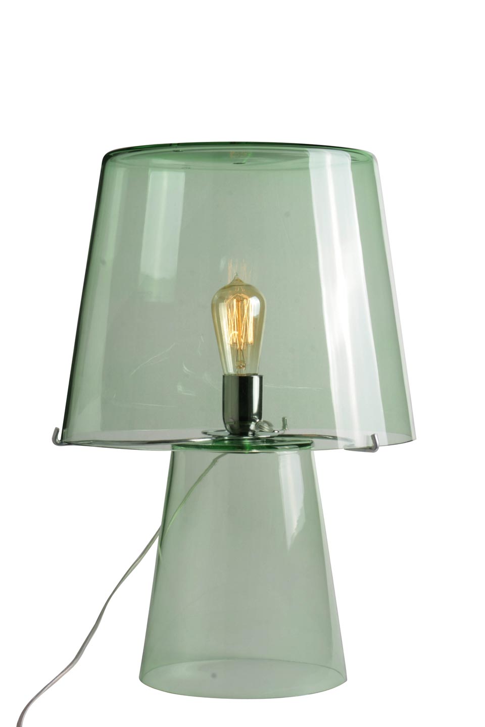 Light green table lamp