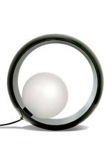 Okio black triplex glass table lamp. Concept Verre. 
