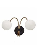 Marais an art-deco wall lamp 2 lights. Concept Verre. Marais an art-deco wall lamp 2 lights. Concept Verre.