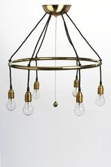 Minimalist chandelier 6 lights. Contract&More. 