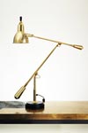 EB27 golden desk lamp by E. Bucquet. Contract&More. 