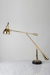 Large desk lamp EB27 Design E. Buquet polished brass. Contract&More. Large desk lamp EB27 Design E. Buquet polished brass. Contract&More.