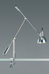 Desk lamp on vise with double pendulum. Contract&More. 