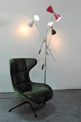 Large floor lamp Stilnovo three lights