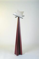 Red floor lamp design Pierre Chareau. Contract&More. 