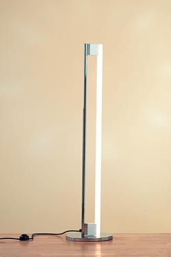 Retro Floor Lamp Chrome Tube. Contract&More. 