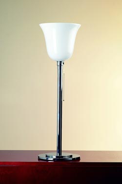 Lampe de table tulipe blanche. Contract&More. 