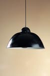Large 50's black pendant. Contract&More. 