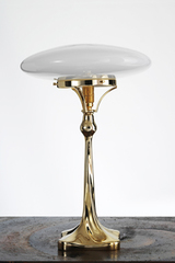 Art Nouveau table lamp in polished brass. Contract&More. Art Nouveau table lamp in polished brass. Contract&More.