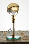 Industrial golden table lamp. Contract&More. 