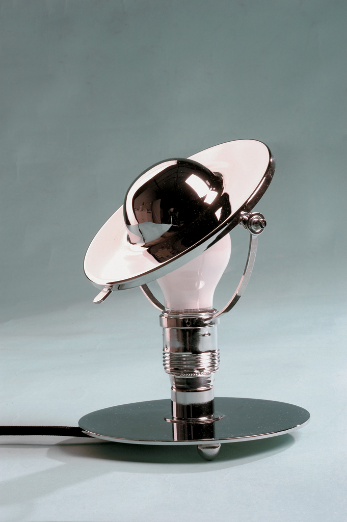 Small Chrome Metal Table Lamp With, Small Metal Table Lamps
