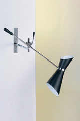 Large articulated wall lamp Design 50s. Contract&More. Large articulated wall lamp Design 50s. Contract&More.