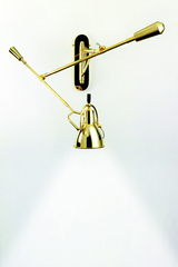 Large wall lamp E. Buquet in polished brass. Contract&More. 