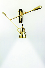 Large wall lamp E. Buquet in polished brass. Contract&More. Large wall lamp E. Buquet in polished brass. Contract&More.