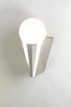 Cornet wall light white ball and polished nickel. CVL Luminaires. 