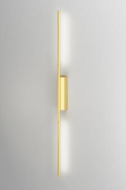 IP Link bathroom wall lamp in satin brass 96 cm. CVL Luminaires. 