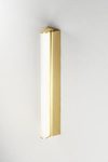 IP Metrop bathroom wall lamp in satined brass 32.5 cm. CVL Luminaires. 