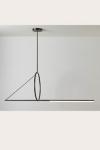 Ultra-design pendant, hanging circle, satin graphite finish. CVL Luminaires. 