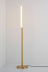 Signal solo 176 minimalist floor lamp in gold. CVL Luminaires. 