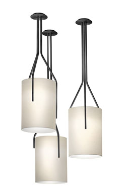 Arborescence black pendant lamp 140cm. CVL Luminaires. 