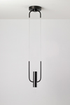 Storm design pendant in graphite finish. CVL Luminaires. 