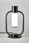 Lampe de table, collection Storm, metal graphite. CVL Luminaires. 