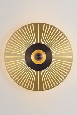 Atmos Éclat gold Art Deco sconce. CVL Luminaires. 