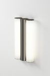 Gamma black bathroom wall lamp with LED lighting. CVL Luminaires. 