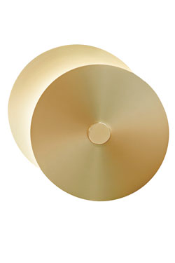 Round wall lamp 2 discs small model Eclipse. CVL Luminaires. 