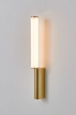 Signal 445 neon wall light gold. CVL Luminaires. 