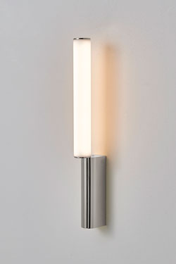 Signal 445 retro contemporary wall light in polished nickel. CVL Luminaires. 