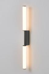 Signal 720 double neon retro-contemporary black wall light. CVL Luminaires. 