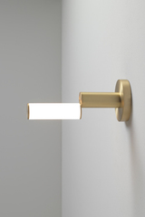 Signal Design wall lamp in satin brass. CVL Luminaires. Signal Design wall lamp in satin brass. CVL Luminaires.