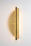 Strate Dome contemporary gold wall light . CVL Luminaires. 