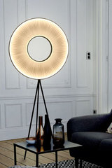 Iris floor lamp in ribbon, small model. Dix Heures Dix. Iris floor lamp in ribbon, small model. Dix Heures Dix.
