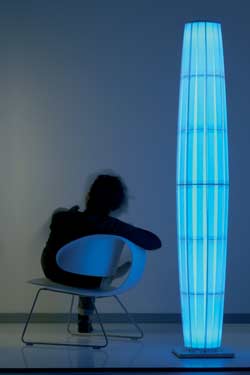 Colonne LED floor lamp RVB/RGB. Dix Heures Dix. 